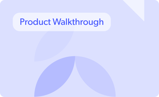 product walktrough