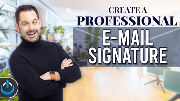 How to write email signature