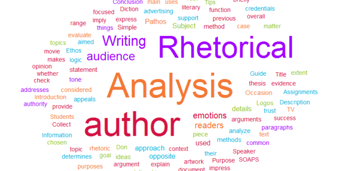 How to Write a Rhetorical Analysis