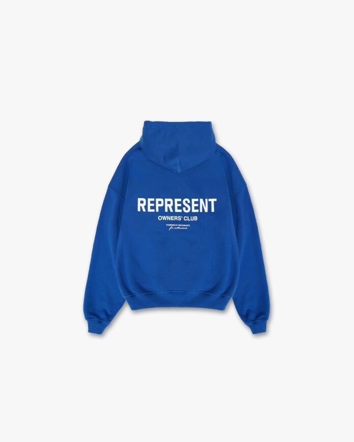 Blue Represent Hoodie